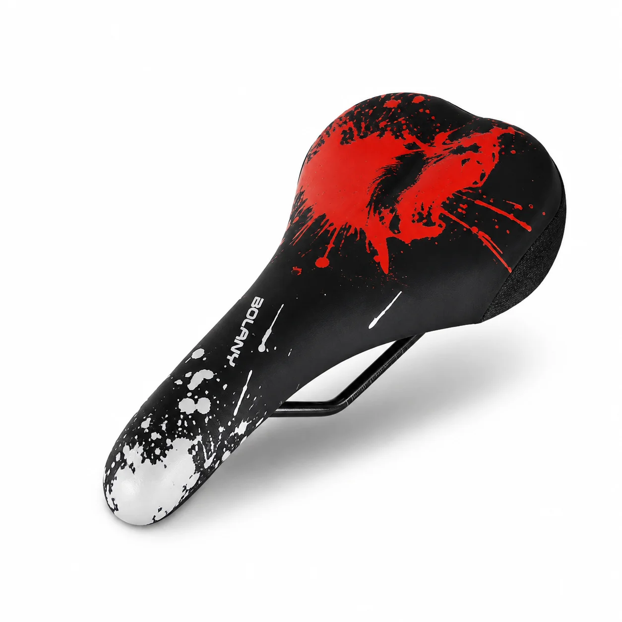 bolany-soft-comfort-bike-saddle-waterproof-pvc-leather-shock-absorbing-padded-seat-with-pp-base-for-mtb-road-cycling