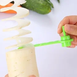 Kitchen Convenience Creative Handmade Slicer DIY Spiral Knife Potato Slice Vegetable Carving Spiral Slicer Household Accessories