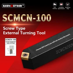 External Turning Tool SCMCN-100 SCMCN1010 SCMCN1616 SCMCN2020 SCMCN2525 obtuse angle Cutter Bar CNC Lathe Bar Turning Holder