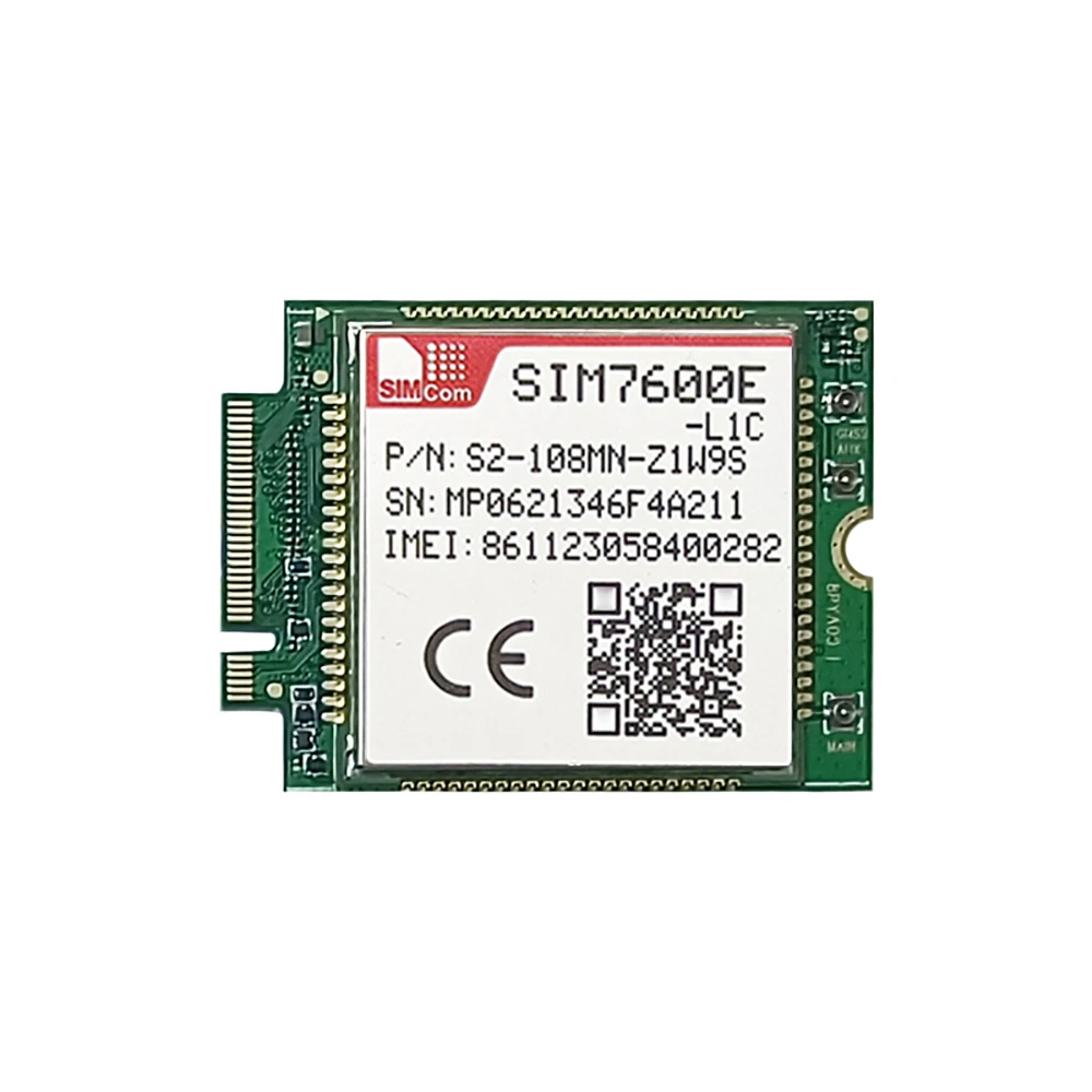 

SIMCOM SIM7600E-L1C M.2 Module 4G LTE Cat1 IoT Module GNSS GPS GLONASS Compatible With Sim7500/Sim7600