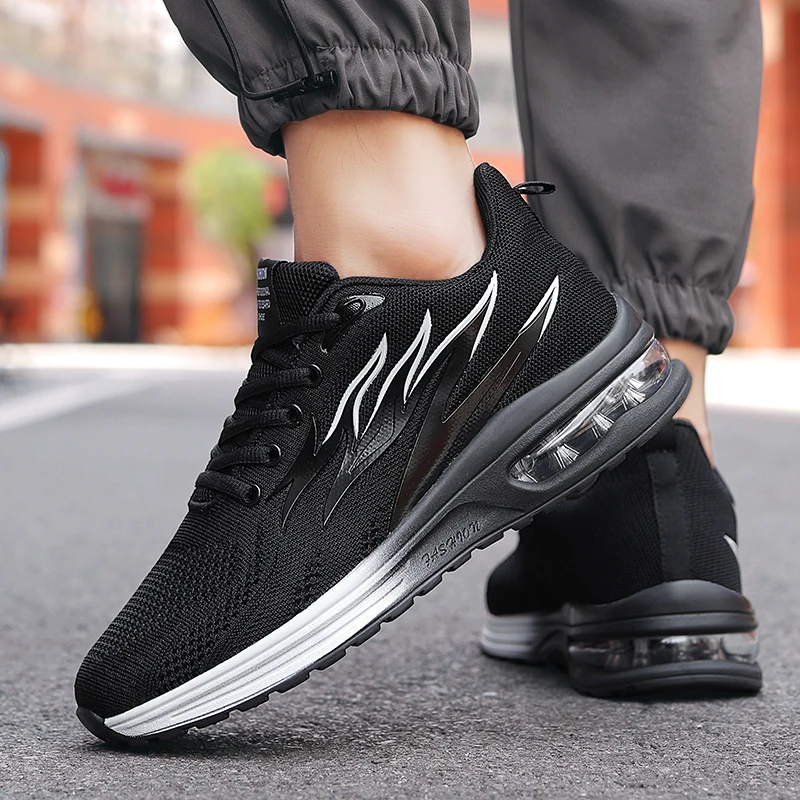 YRZL Running Shoes Men Breathable Outdoor Sports Shoes Lightweight Sneakers for Women Comfortable Athletic Men Training Footwear