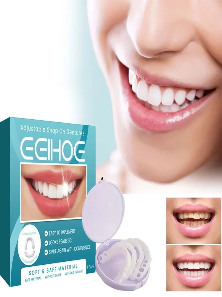 Picture 3: Self-Adjusting Snap Denture Kit - Temporary Tooth Replacement for Missing Teeth, Fix Gaps & Improve Chewing Functionality