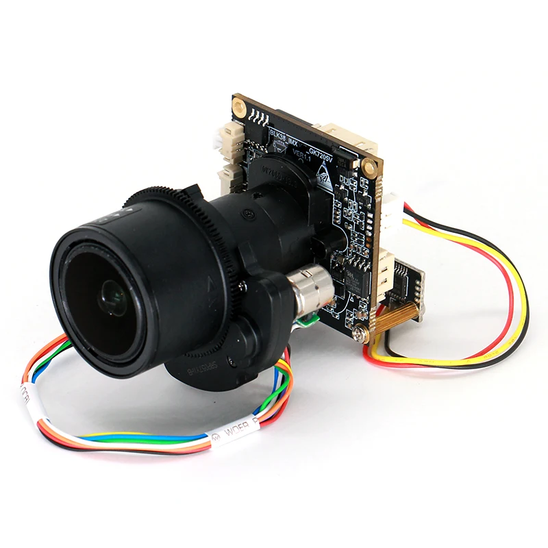 4MP Super Starlight IMX347 IP Camera Module+3.6-11mm Motorized Zoom Lens GK7205V300 SDK CCTV Network Camera PCB Board SIP-K347GS
