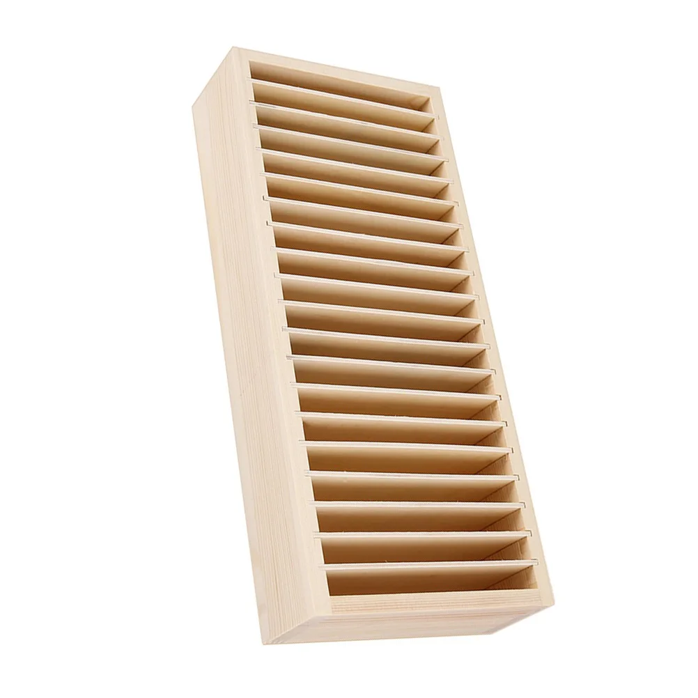 

20 Compartments Headb Display Box Box Hairb Storage ganizer Wooden Premium Quality Hairb Display Case Gift Idea