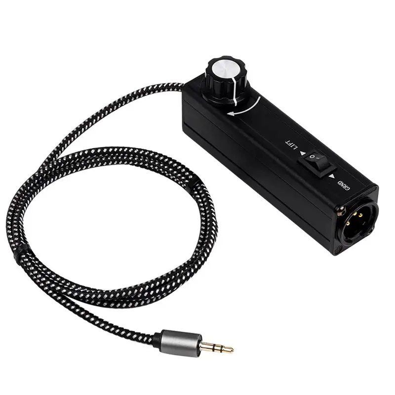 T23C Stereo 3.5Mm To XLR Ground Loop Isolator Audio Noise Isolation Noise Suppression Suppressor
