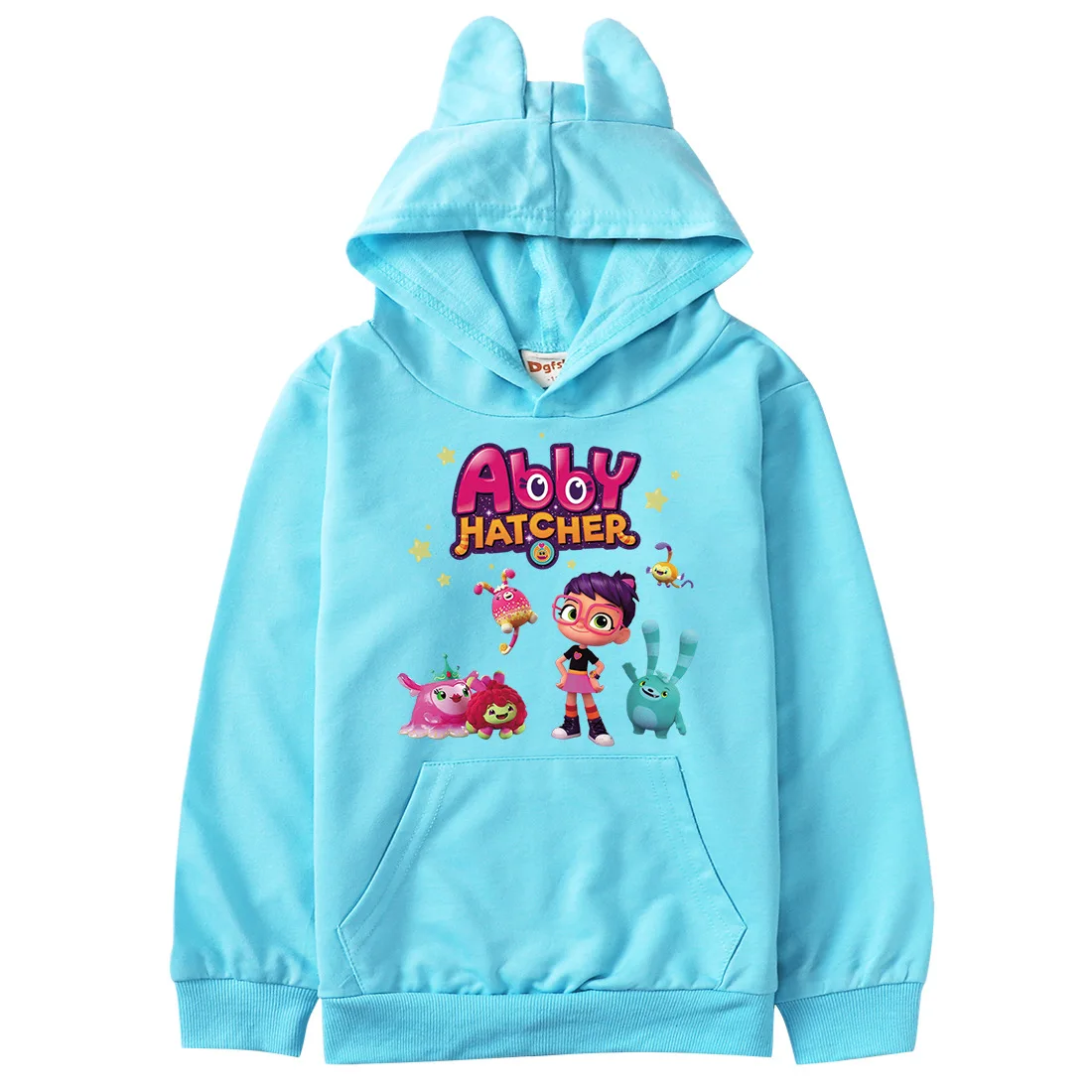 

Детский свитшот Эбби Хэтчер, весенне-осенние толстовки с капюшоном для мальчиков и девочек, повседневная толстовка с длинными рукавами с героями мультфильмов, топы, детская одежда для подростков