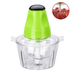 Food Chopper Electric Meat Grinder Machine Kitchen Aid,Mini Food Processor 2L Bowl Grinder for Meat Vegetables Fruits Food