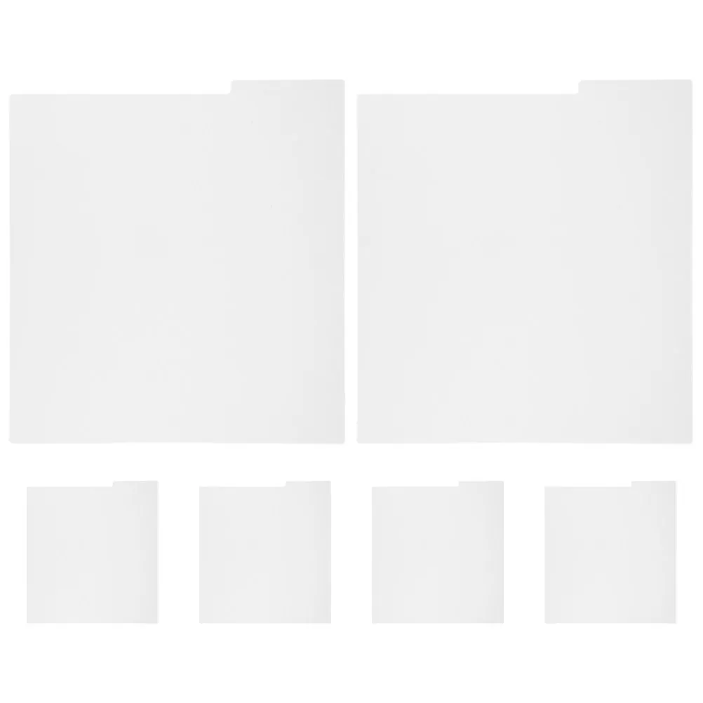 

6Pcs Vinyl Album Dividers Record Separator Cards Write on Surface Minimalist Design for Vinyl Record Storage Comic Book