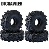 1.0 Mud Tires 74*27mm  Super Large Soft Sticky Tires Swamp for TRX4M 1/18 1/24 RC Crawler Axial SCX24 FMS FCX24 RC Car Upgrade