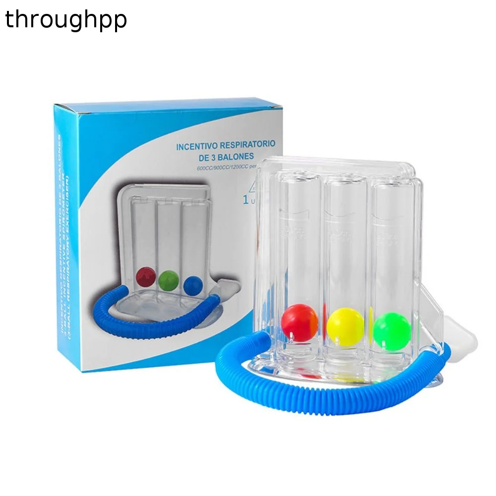 3 Balls 3 Balls Breathing Trainer Soft Fall Resistant Breath Measurement System Washable Durable