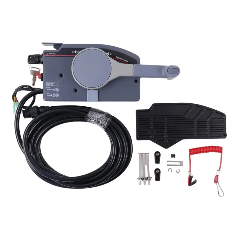 

For For 703-48230-14 703-48207-17 7Pin Left Push Throttle Outboard Remote Control Box For Outboard Motor Boat Engine