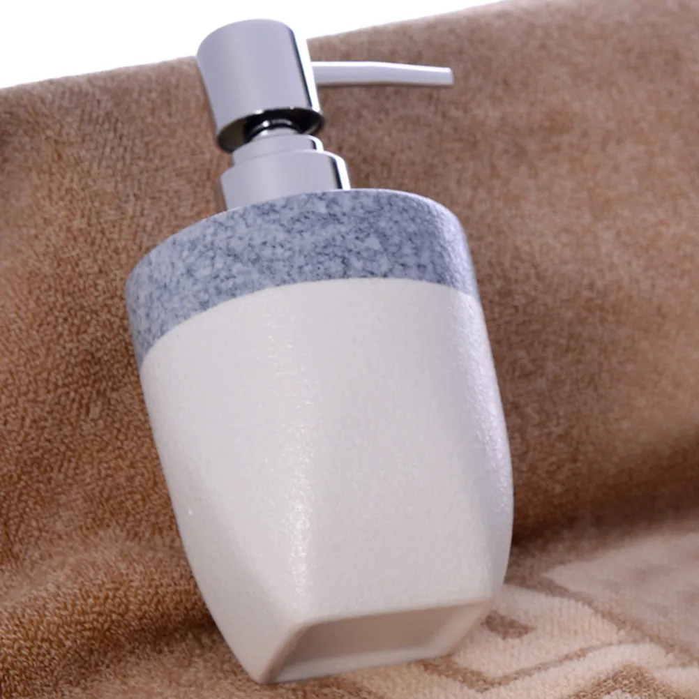 

1Set Blue Ceramic Bathroom Cup Set Minimalist Tooth Mug Soap Box Emulsion Bottle Functional Home Decor Accessory