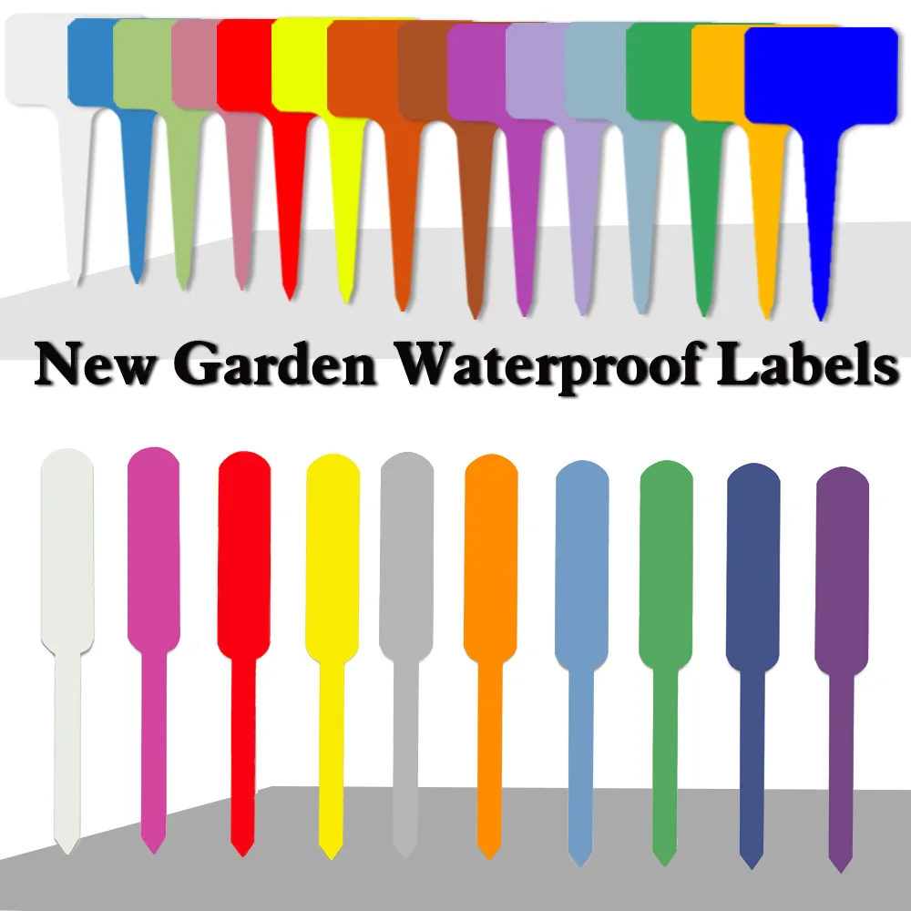 

30/50PCS New Garden Plant Tag Waterproof Multicolor Plastic Anti-UV Label Nursery Seedlings Potted Categorization Markers Sign