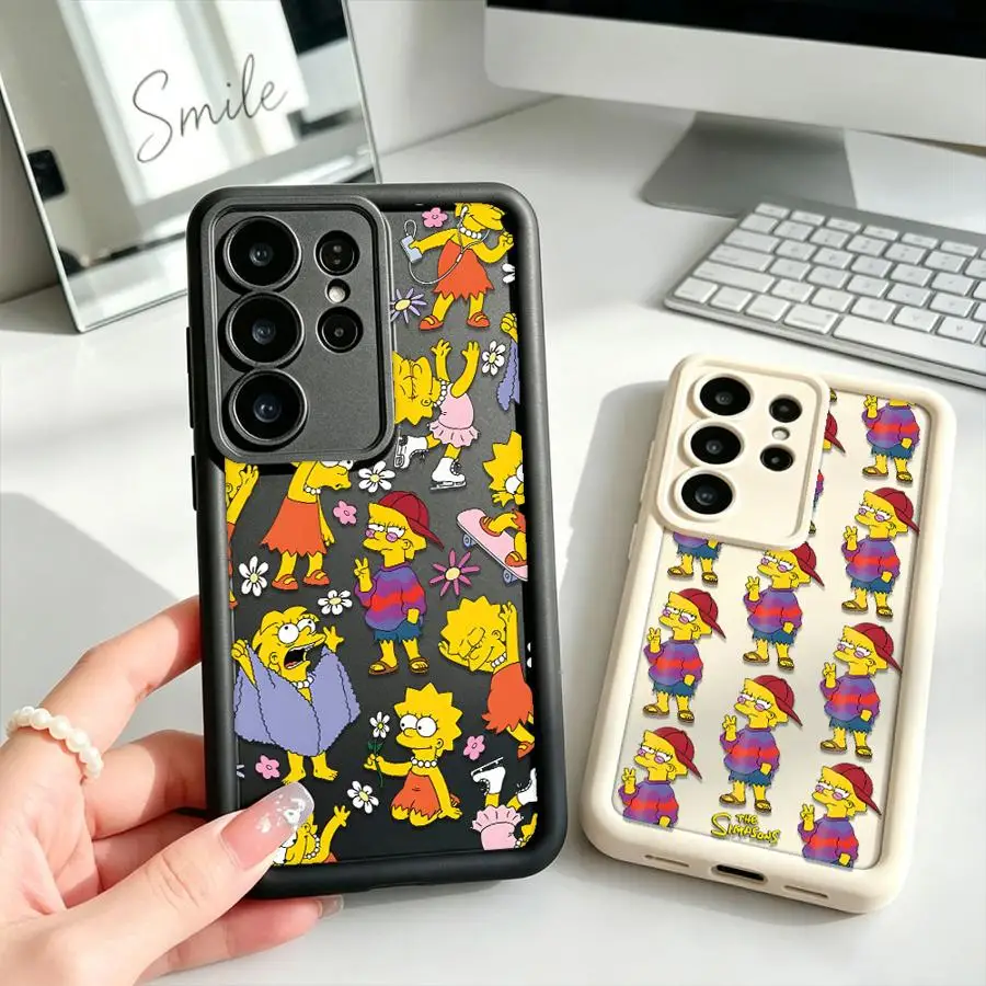 Phone Cover Case for Samsung Galaxy S26 S22 Plus S21 S24 ultra Note 20 Ultra S25 S20 FE S23 The S-simpsons Lisa