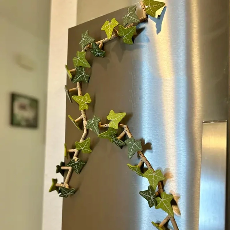 아이비 냉장고 타일, 3D 인쇄 냉장고 자석, 가짜 아이비에 사용