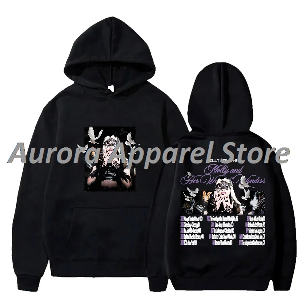 

Молли Сантана Молли и ее неделя чудес Tour Merch толстовки для женщин и мужчин хип-хоп толстовки с длинными рукавами