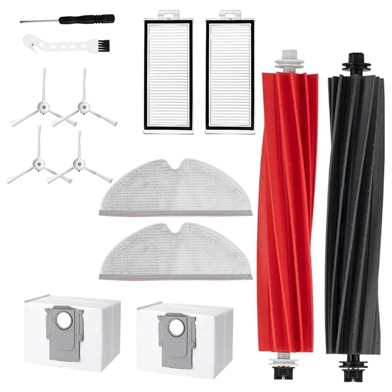 Juego de accesorios para Roborock Q8 Max/Q8 Max +/Q5 Pro, piezas de repuesto para Robot aspirador, bolsas de polvo para cepillo principal