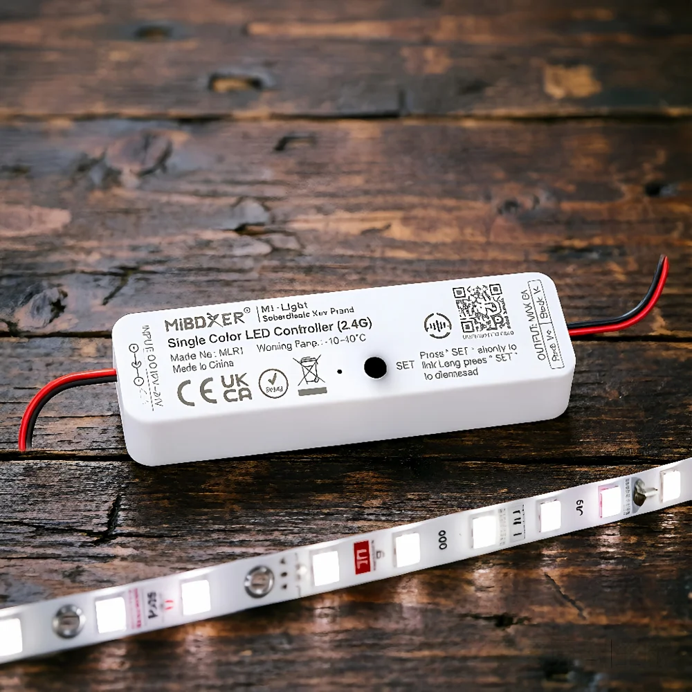 Miboxer MLR1 MLR2 K3 K3P DC12-24V Mini 2.4GHz RF Wireless Remote Dimmer for 2835 5050 Single Color Strip Light LED Controller