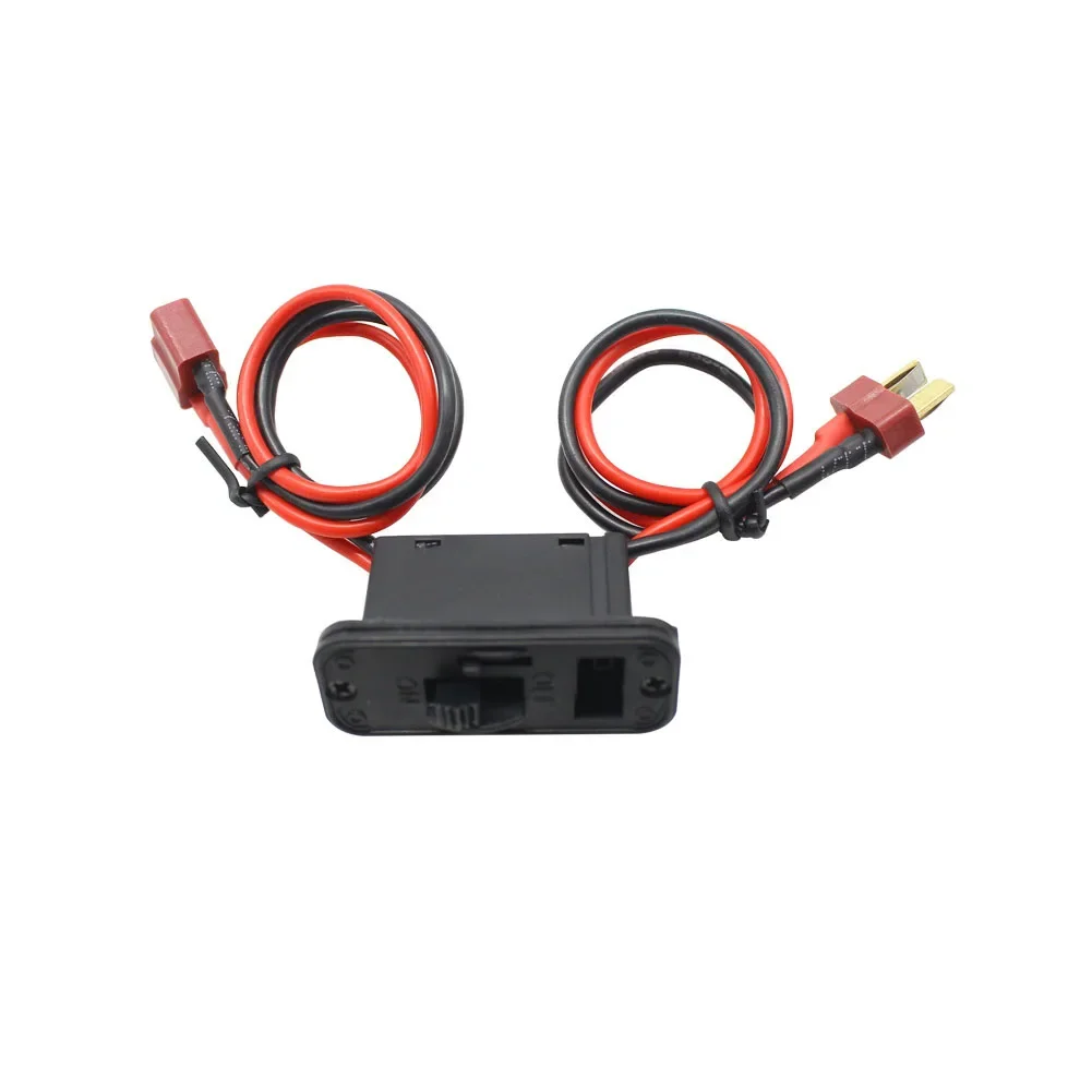 High Current Power Toggle Switch Plug with Charging Socket Model Aircraft Switch for Receiver ESC Lipo Battery