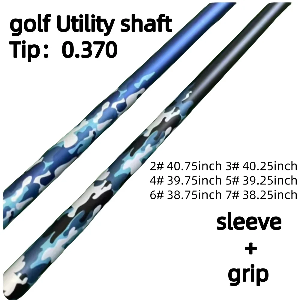 

2025 Golf Utility Shaft - Fuj - Ve - US TR -5 / 6 / 7 blue Club Shafts -0.370 Tip S, R, SR,X Flex Options Free Assembly Sleeve