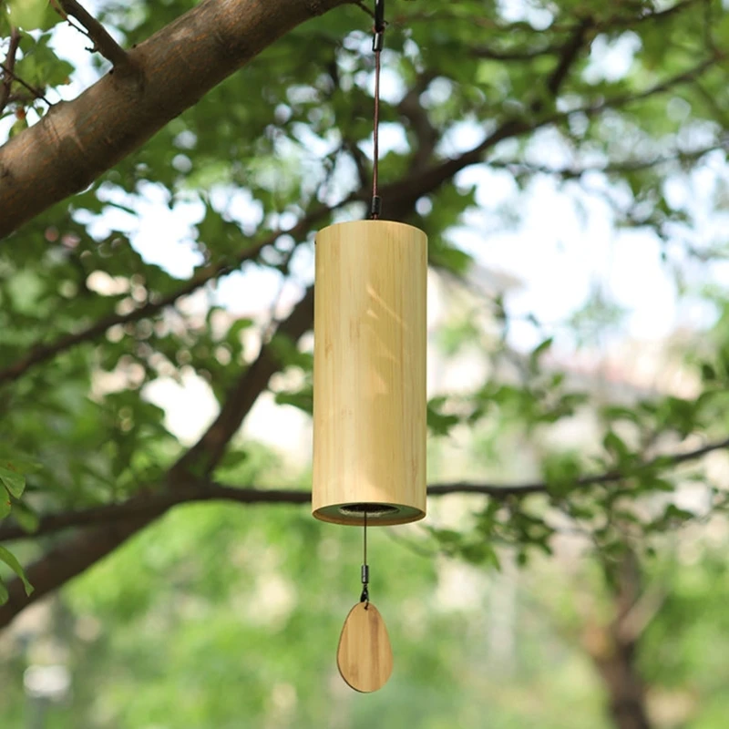 Windbell Bamboo Wind Bamboo Chord Musical Windchime Meditation Bells