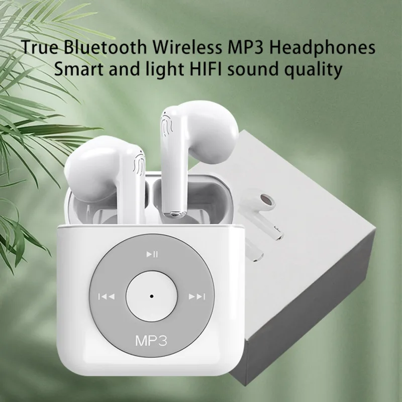 

MP3 Music Player Headset with Built-in Memory Wireless Headphones in Ear Earbuds High Quality Bluetooth Earphones for Smartphone