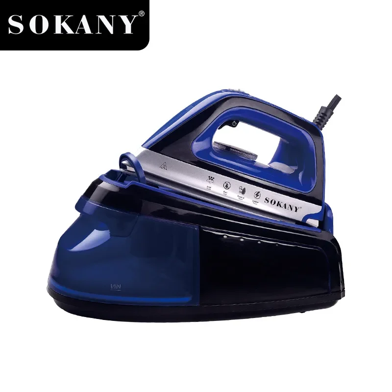 

Ceramic Soleplate Professional Steam Iron for Clothes 1.2 Liter Removable Tank 1800 Watts Ironing, Fabric Steamer, Steam Station