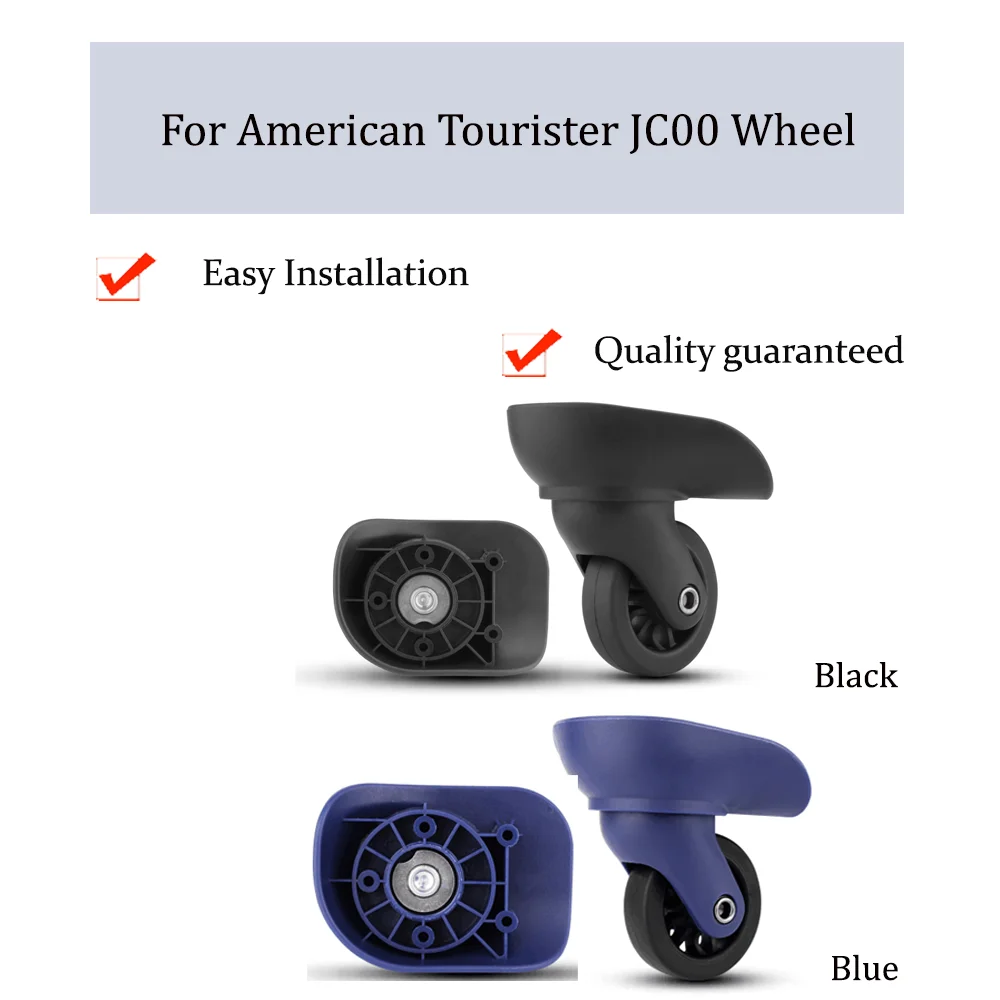 

For American Tourister JC00 Universal Wheel Replacement Trolley Case Luggage Pulley Silent Smooth Shock Absorbing Caster Wheel