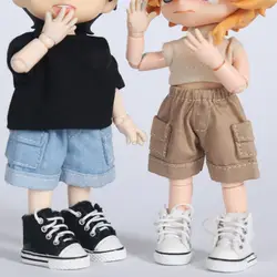 Fashion Doll Shorts For 1/11 OB11 Doll Jeans Shorts Outfits Doll Clothes For 1/12 BJD Dolls Casual Wear Kid Toy Doll Accessories
