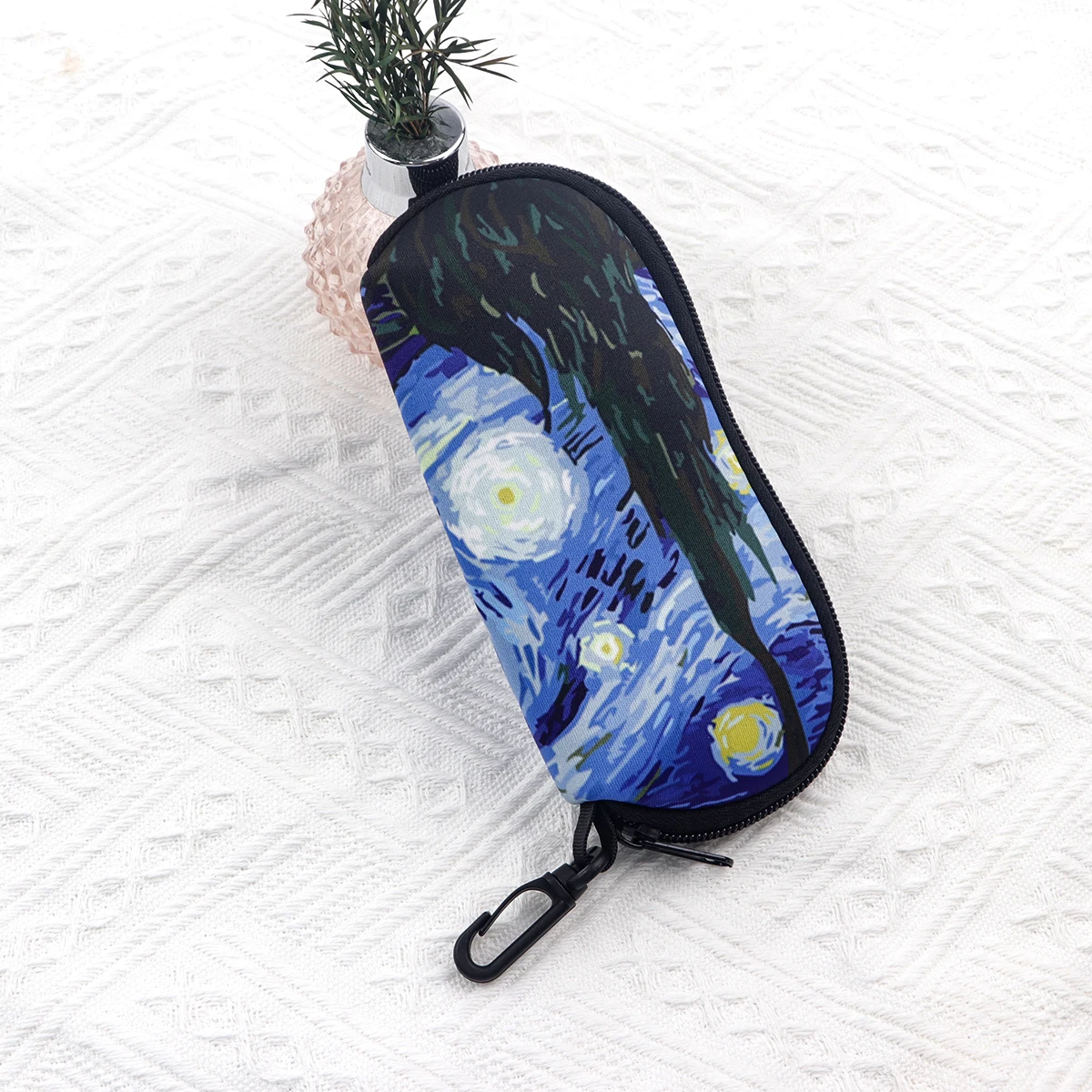 Colourful Floral Flower Shell Eyeglasses Protector Cases Women Men Portable Sunglass Case Glasses Bag 1pc