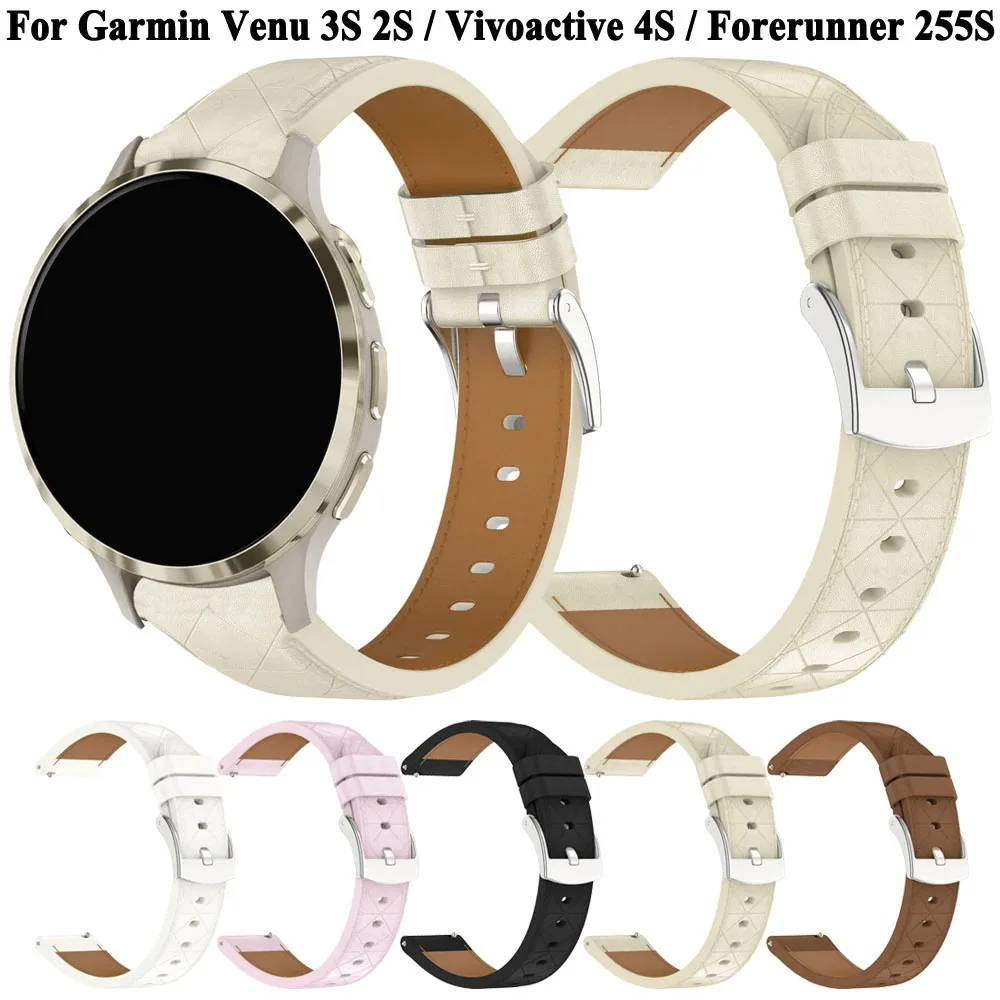 Smartwatch-Armband für HUAWEI WATCH GT 5 GT 4 41mm 42mm PU-Leder für Garmin Venu 4/Venu 3S 2S Armbänder 18mm Armband