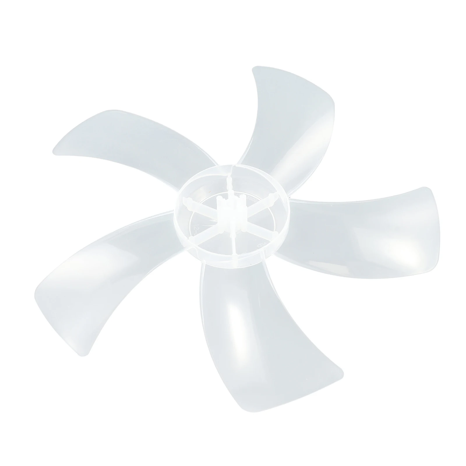 Practical Fan Blade Fan Accessories Low Nois With Nut Cover 12 Inch Plastic Replacement Part Temperature Resistance