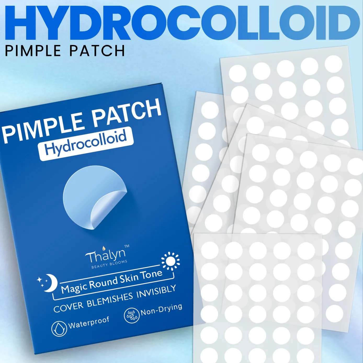 New & Improved 360PCS Clear Round Blemish Patches – Fresh Design, Packaging & Formula for Flawless Makeup & Clear Skin