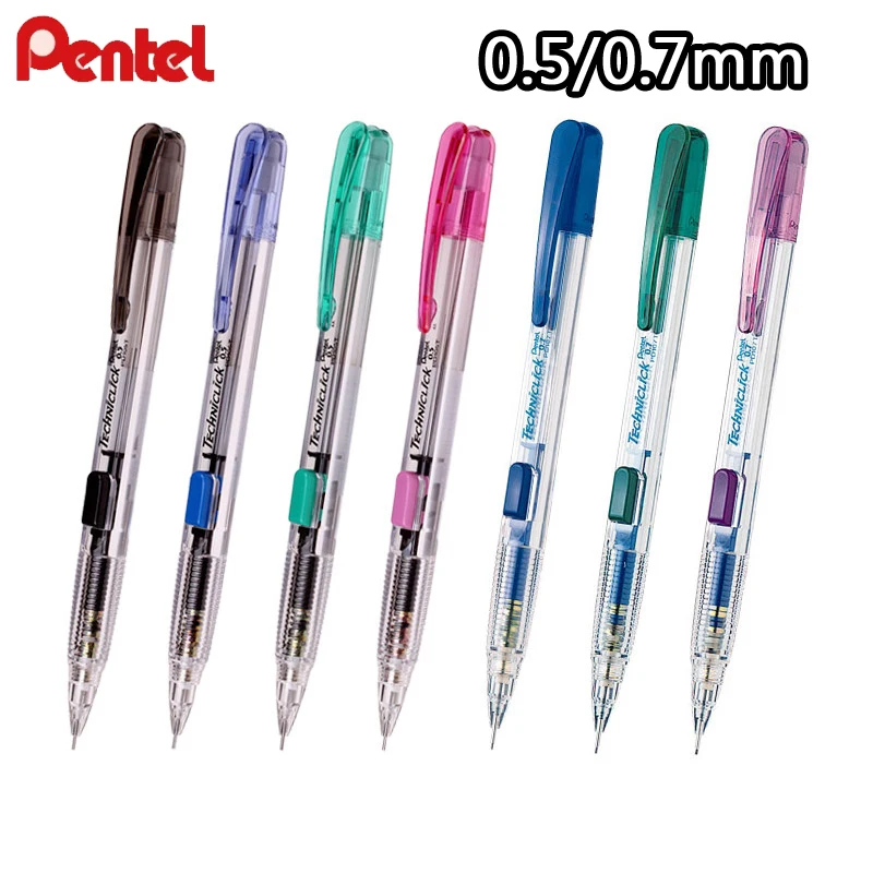 

Японский автоматический карандаш Pentel PD105T в пастельных тонах, 0.5/0.7 мм, прочный и устойчивый к поломке грифель для точного рисования и выполнения домашних заданий.