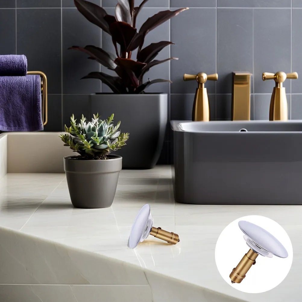 

Комплект медных пробок для раковины: прочные, многофункциональные заглушки для ванны, идеально подходят для сохранения тепла воды, полезные пробки для ванн