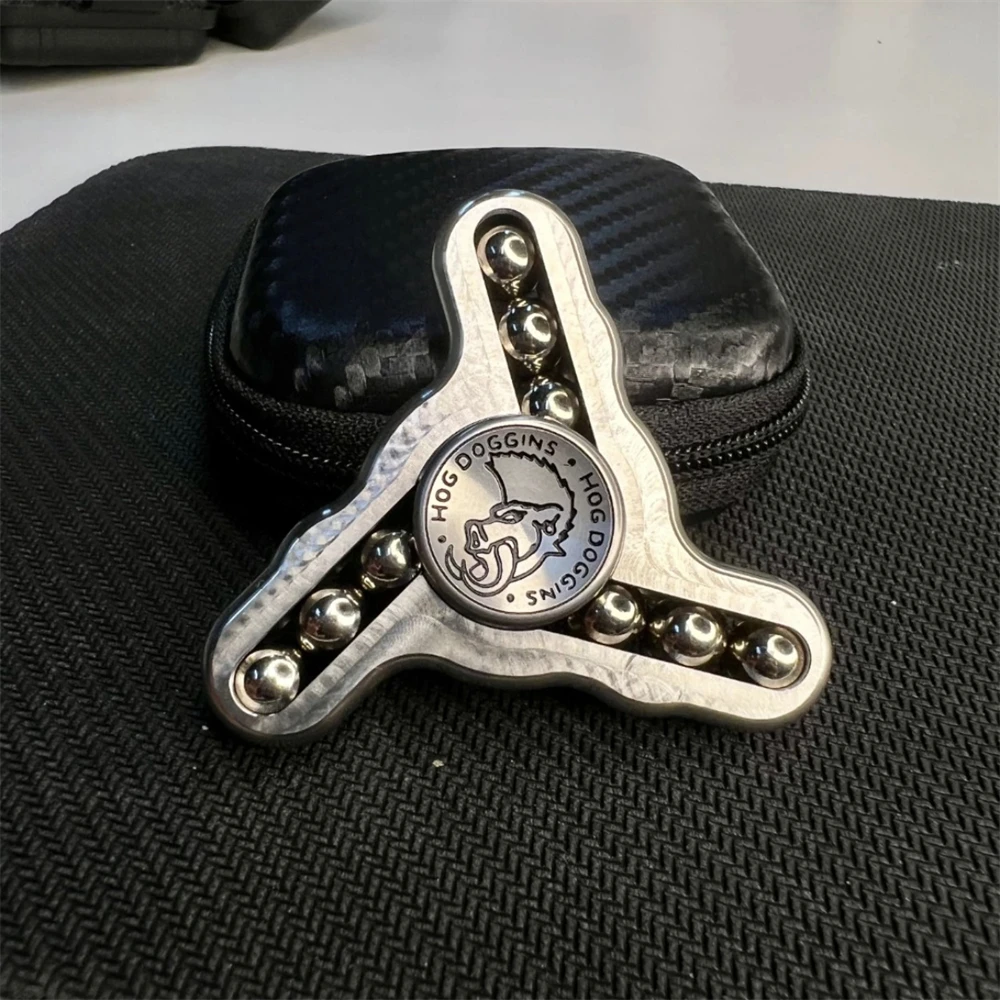 Wild Boar Stainless Steel Fidget Spinner EDC Toys Anti Stress Hand Spinner Fidget Slider ADHD Anxiety Relief Sensory Toys