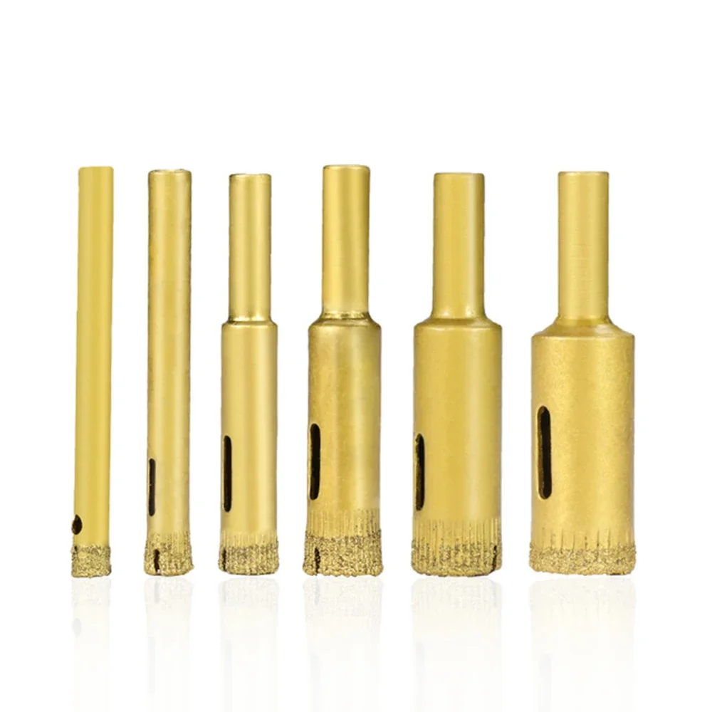 

Diamond Drill Bit 7pcs 5/6/8/10/12/14/16mm For Glass Tile Marble Granite Hole Core Cutter
