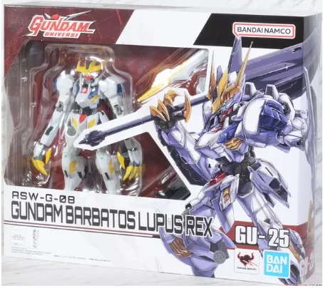 Bandai Genuine Gundam Finished Model Kit GU Series ASW-G-08 GUNDAM BARBATOS LUPUS REX Anime Action Figure Toys for Boys