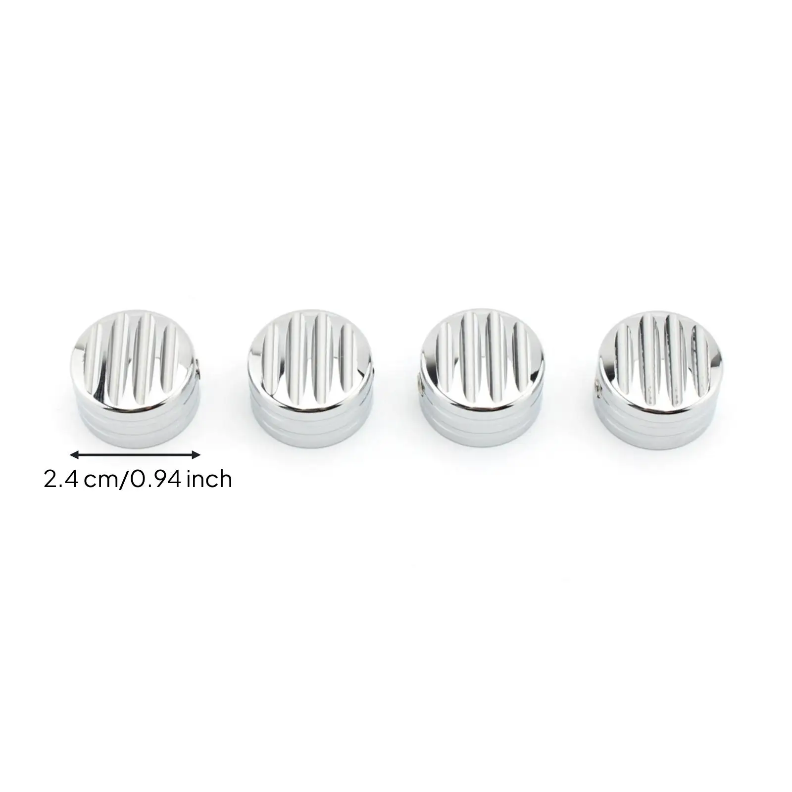 Aluminum Alloy Engine Hardware Bolt Cap for Victory Classic Cruiser T120 T100 Motorcycle Restoration Grooved Round Cover