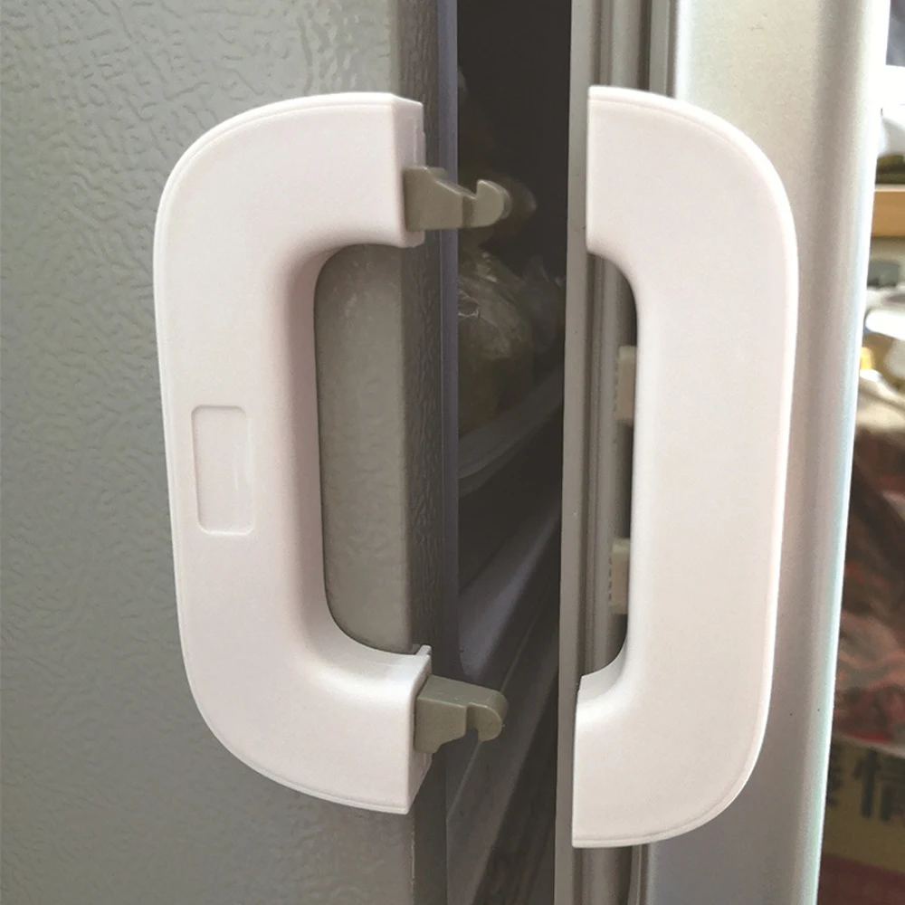 

New Baby Cupboard Cabinet Safety Lock For Refrigerator Door Drawer Multi-function Fridge Children Safe Locks Children's Products