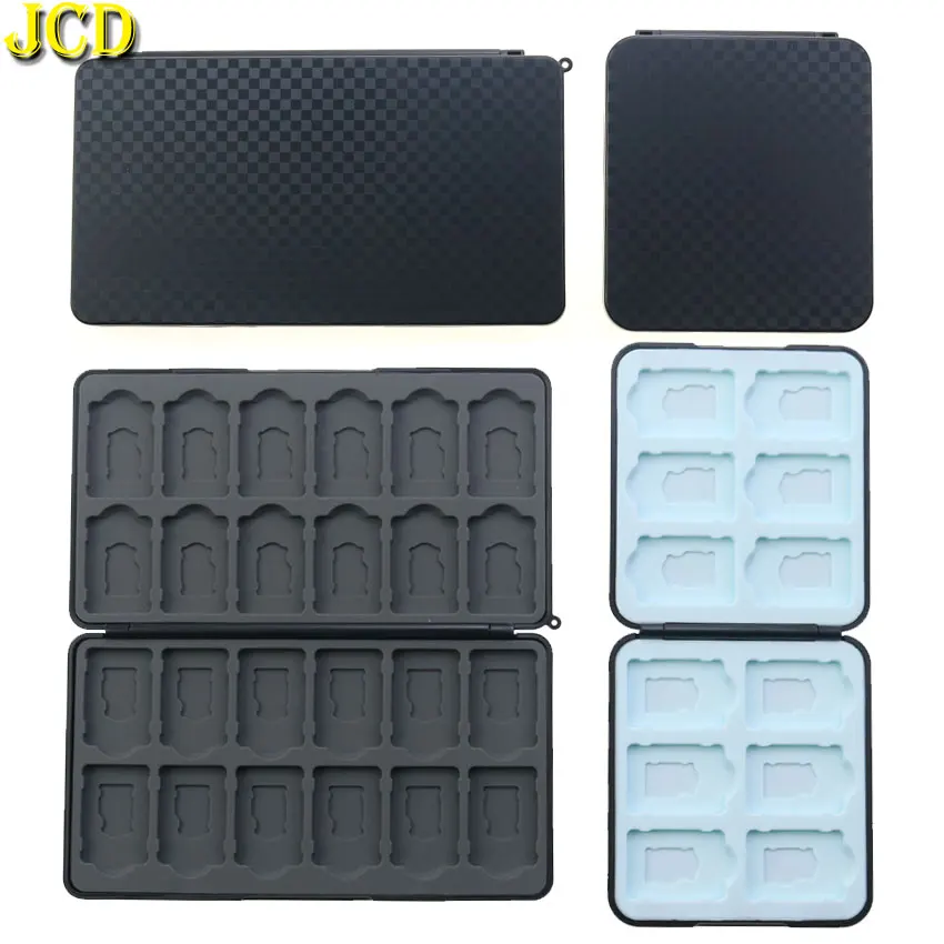 

JCD Portable Game Cards Case For NS Switch Protective Hard Shell Lining Rubber Storage Box Game Cartridge For Switch Lite