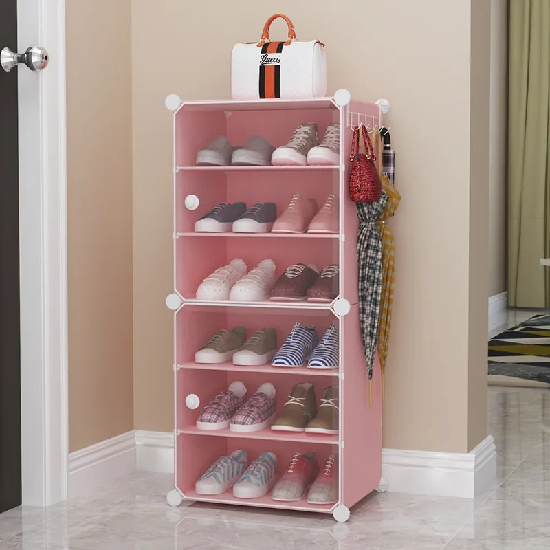 Shoe cabinet, household entrance, large capacity, space saving, minimalist foyer cabinet, plastic assembly, storage, foyer cabin