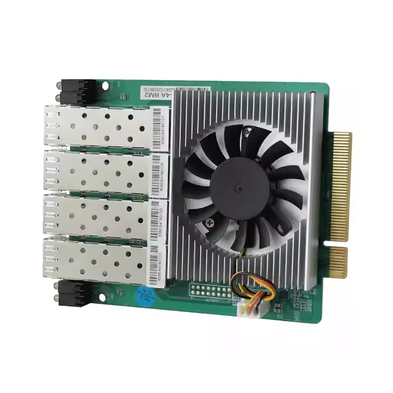 

4 10 Gbps Mini Pci-E 8 Pcie Pci 10Gb Ethernet Nic 10Gbe Pc Server Guangdong 10G Dual 4 Sfp Port Gigabit Optical NIC Module