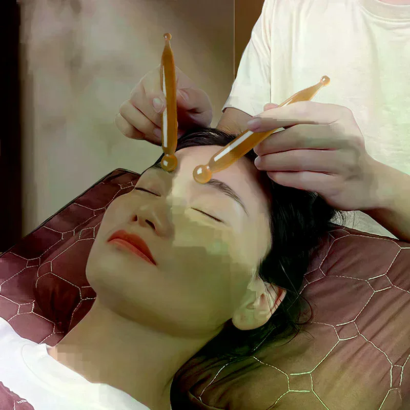/ACR/Natural Jade Stick Stone Gua Sha Facial Massage Acupunctur Point Pen Chinese Medicine Guasha Beauty Messager Tool 1pcs