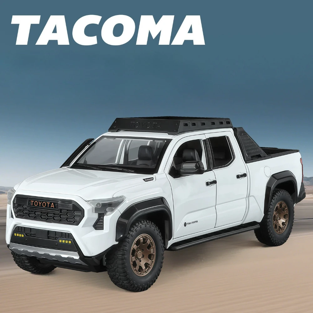 

1:24 Scale Tacoma AE86 Car Model Toy Alloy Diecast Sound Light Wheel Steering Sports Cars Models Toys for Kids Adults Toys
