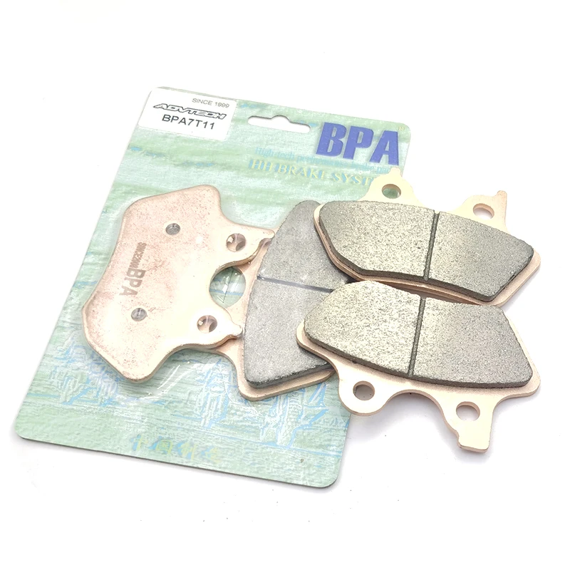 NZT04-1007  High quality Copper Based Front And Rear Brake Pads For Harley Davidson FXDBi Street Bob FXDLI 1450 Dyna Low