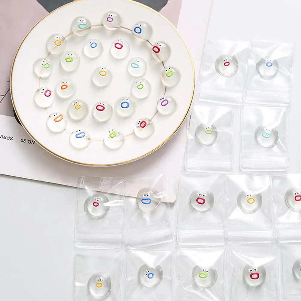 1/10/20pcs Mini Squishies Expression Squeeze Fidget Toys Emotion Fidget Poppers Sensory Fidget Toys Cute Desk Accessory For Kids