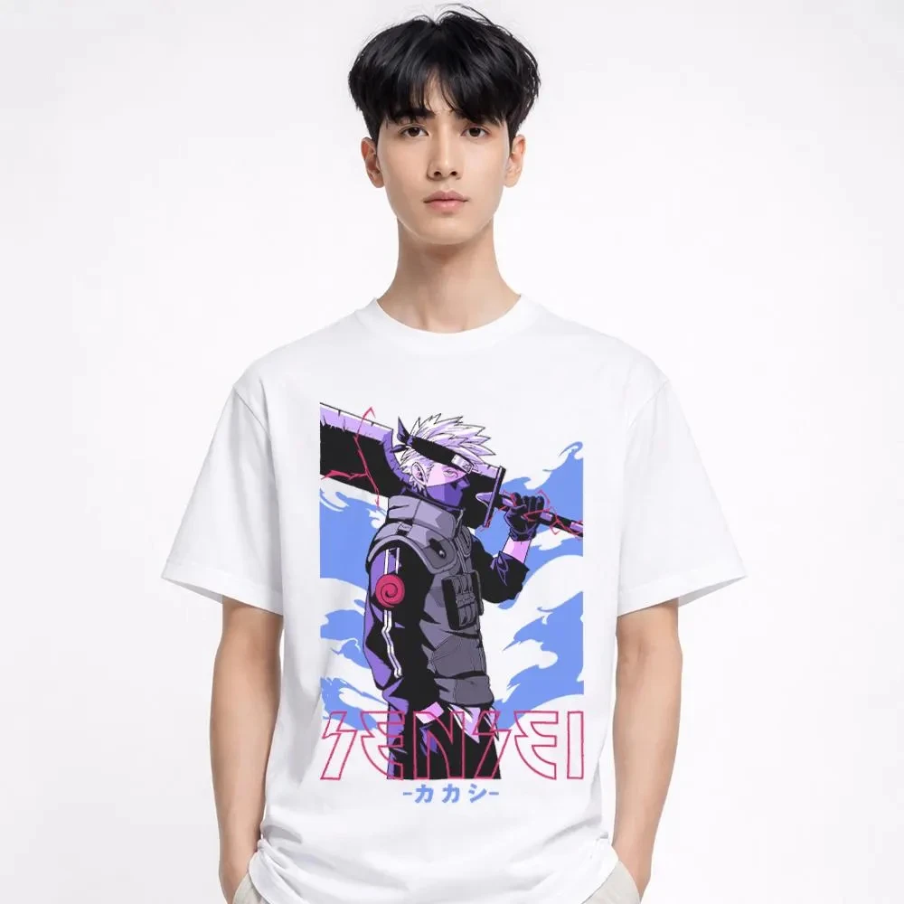 Relaxing and Comfortable Ninja Shirt Manga Graphic Tee Anime Shirt Anime Clothing 2026 Shirt New Cotton Summer Tshirt for Men