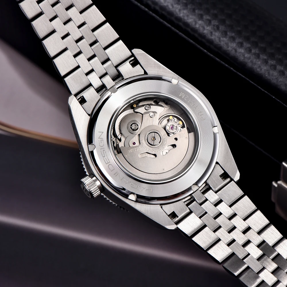 2025 جديد PAGANI DESIGN BB58 اليوبيل سوار ساعات رجالية فاخرة ساعة أوتوماتيكية الرجال NH35 الياقوت الزجاج ساعة اليد الميكانيكية