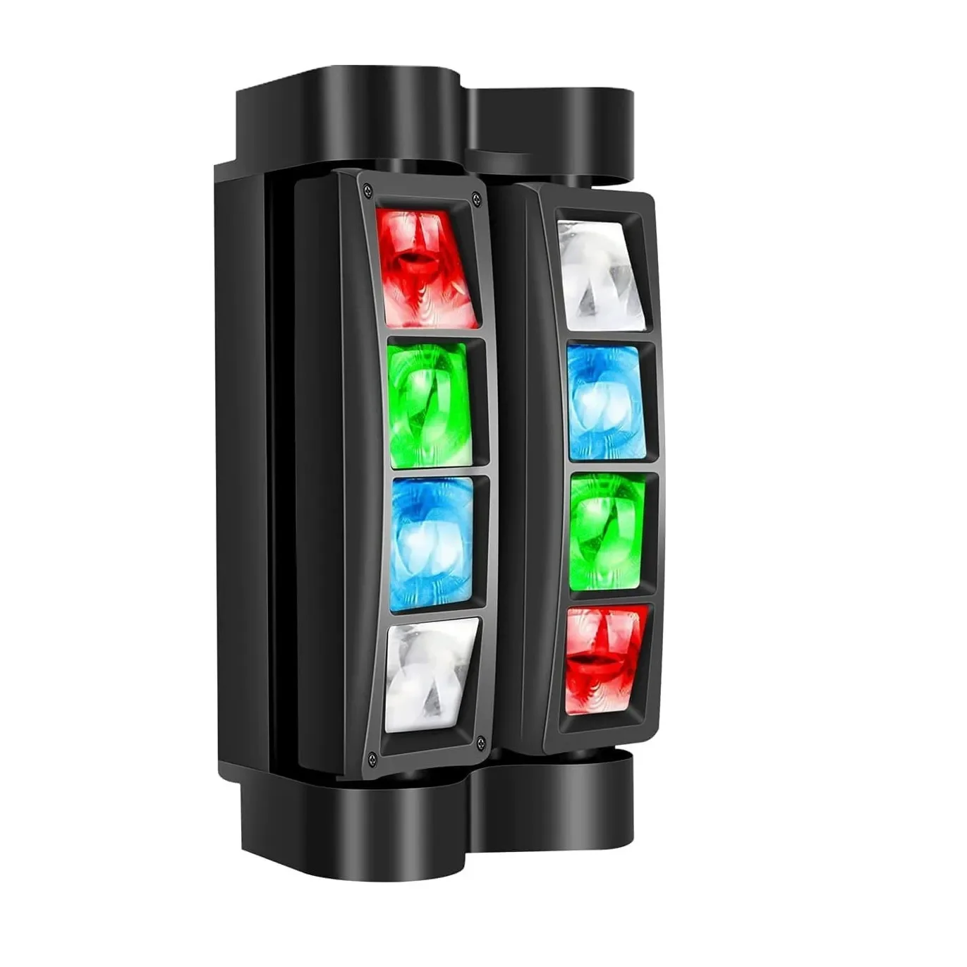 RGBW Mini Spider LED Stage Lights Rotating Moving Head Disco Light Sound-Controlled Beam Light Dj Equipment
